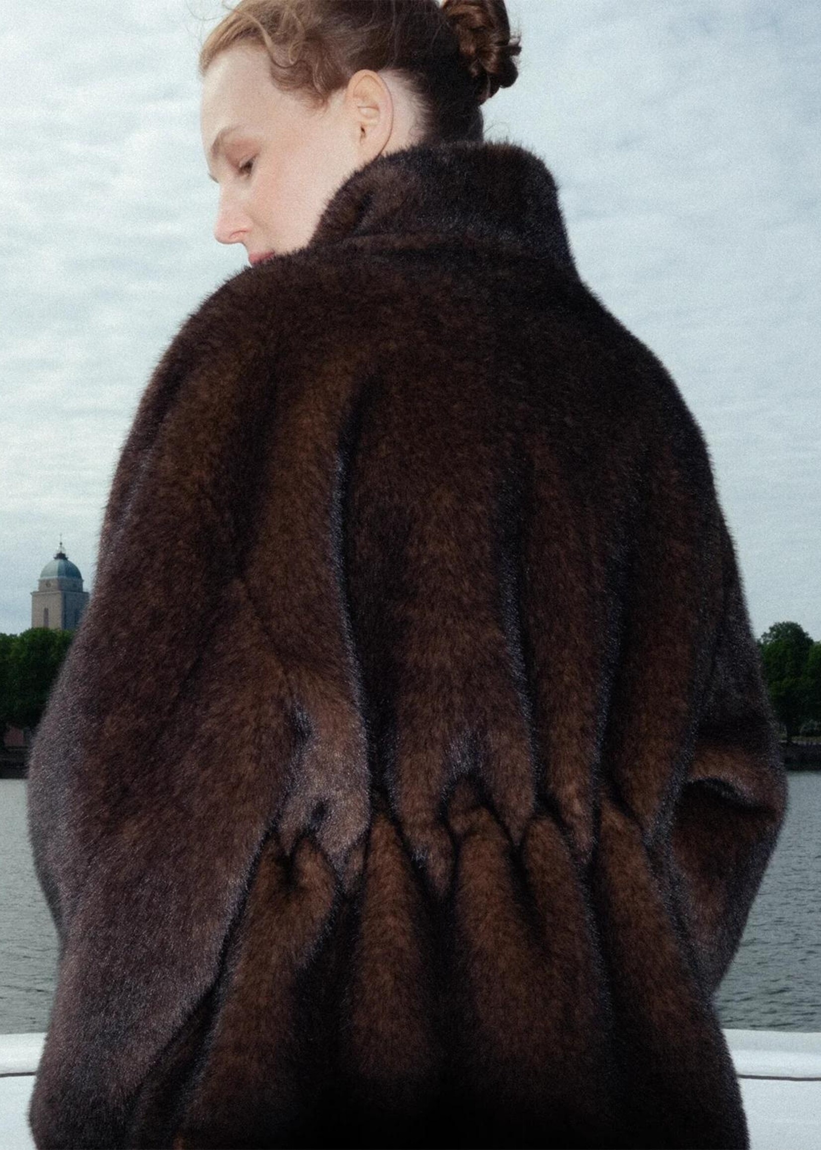 Studio AR Frankie faux mink