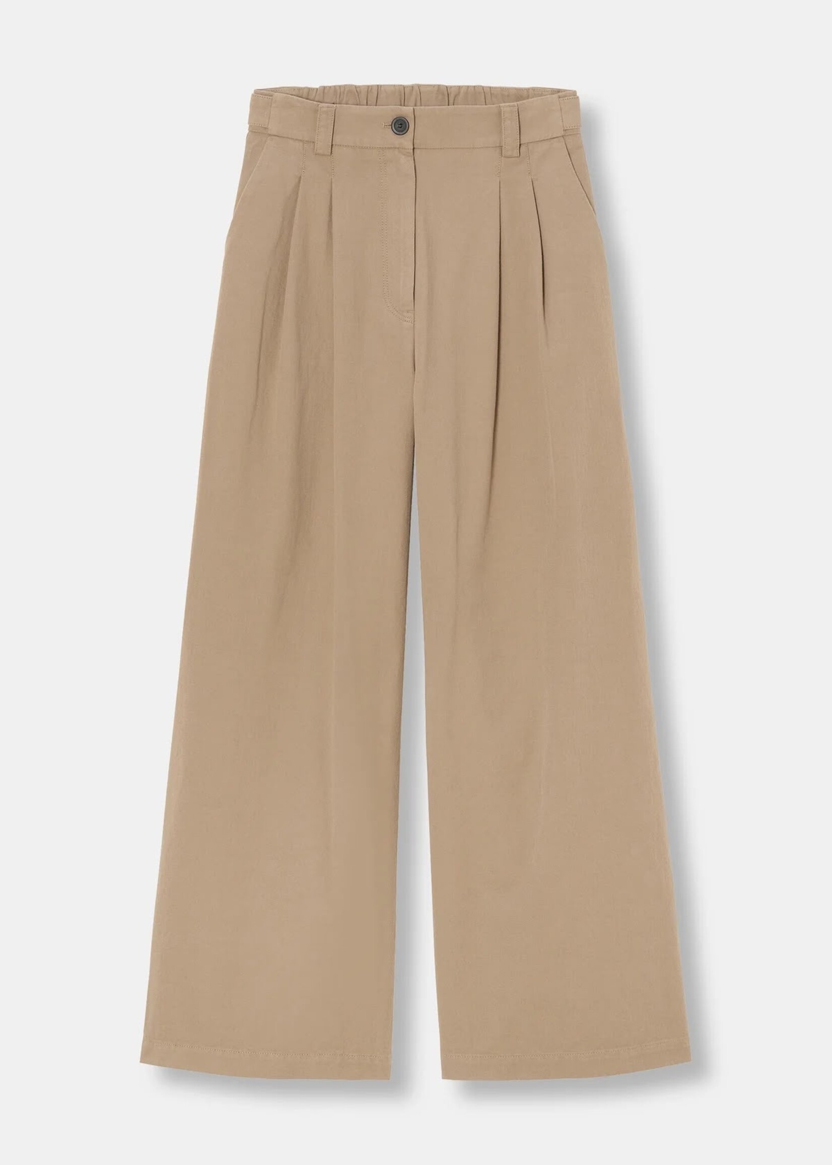 Zenggi Cot twill elastic barb pants