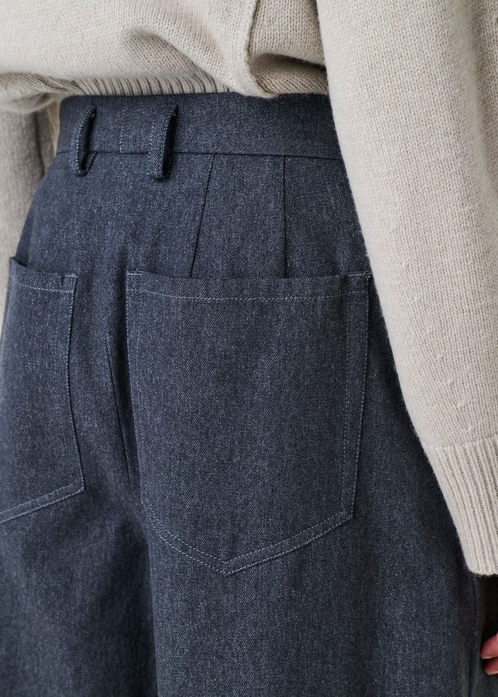 Zenggi Denim jade pants