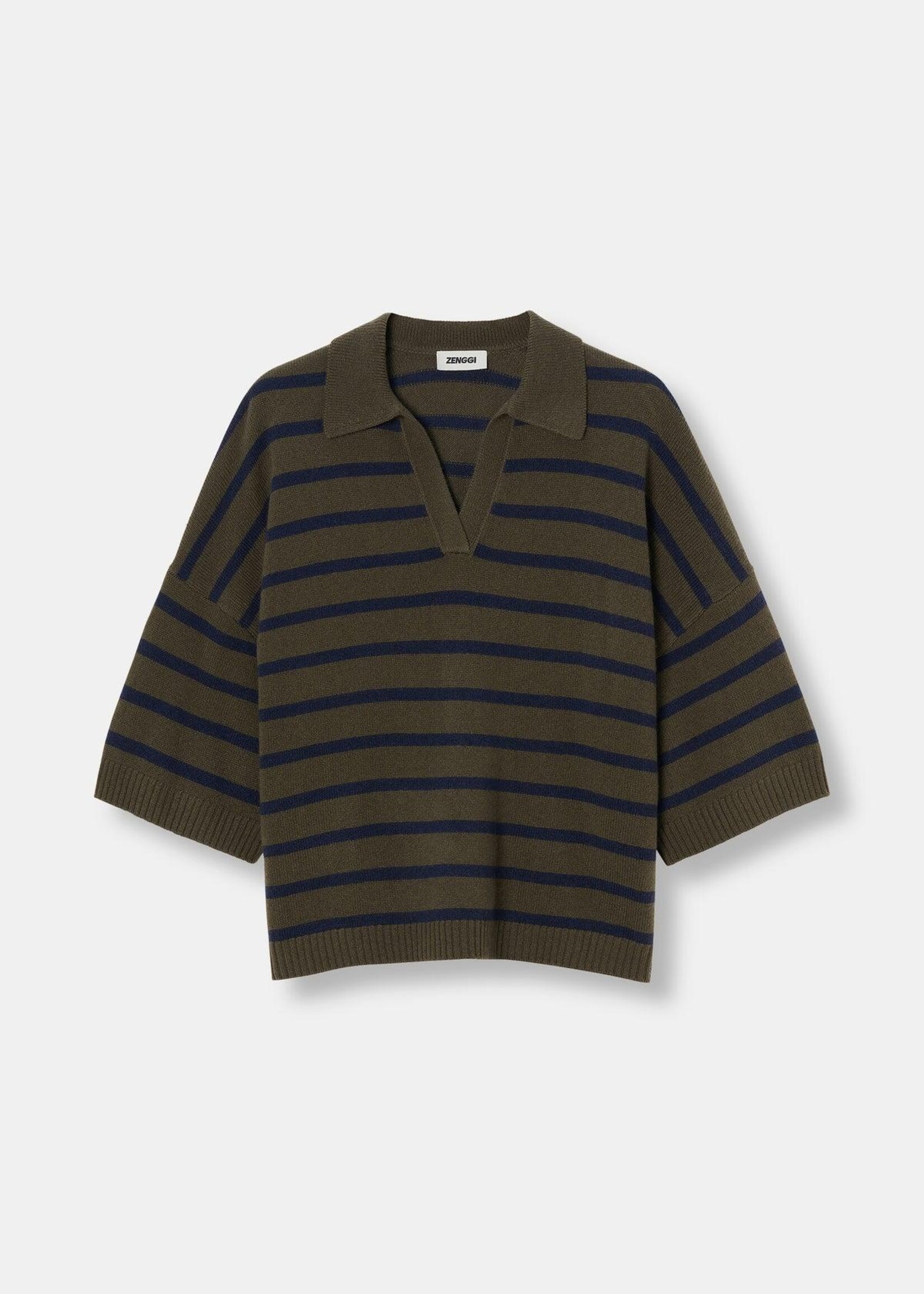 Zenggi Fine wool dawson polo top Y03 1015 3004