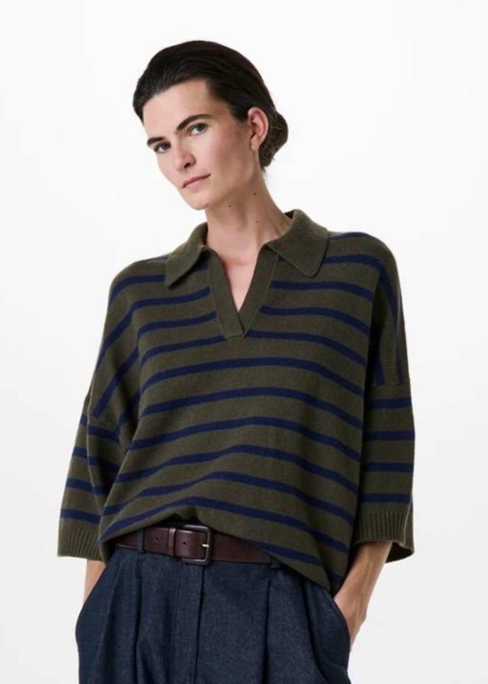 Zenggi Fine wool dawson polo top Y03 1015 3004