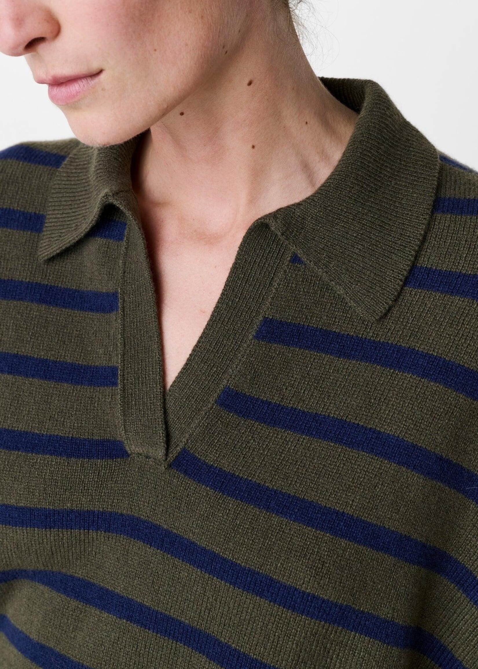 Zenggi Fine wool dawson polo top Y03 1015 3004