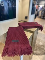 Malelions Malelions knitted scarf burgundy