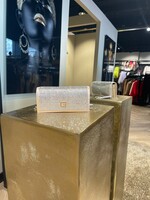 Guess Guess clutch gilded glamour mini pale gold