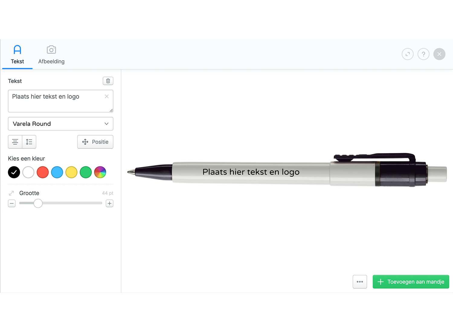 Ontwerp en bestel je pen online
