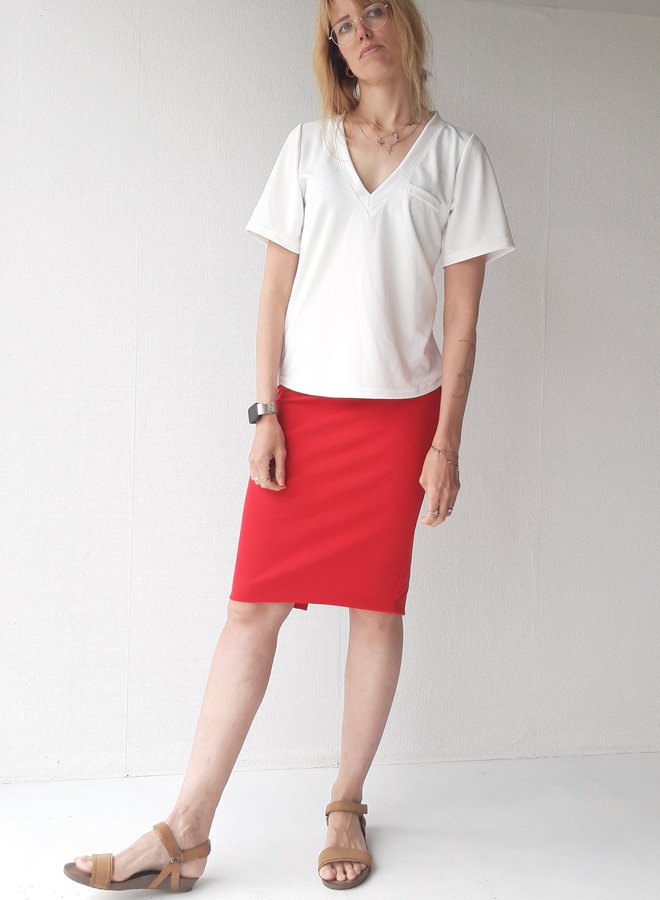 Rok tall | rood