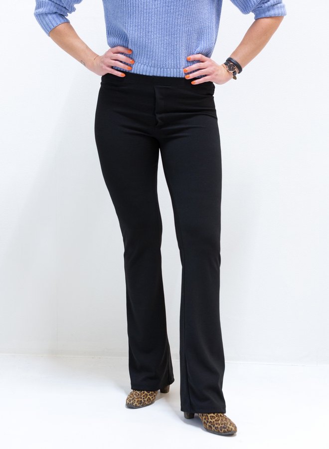 Flared pants black