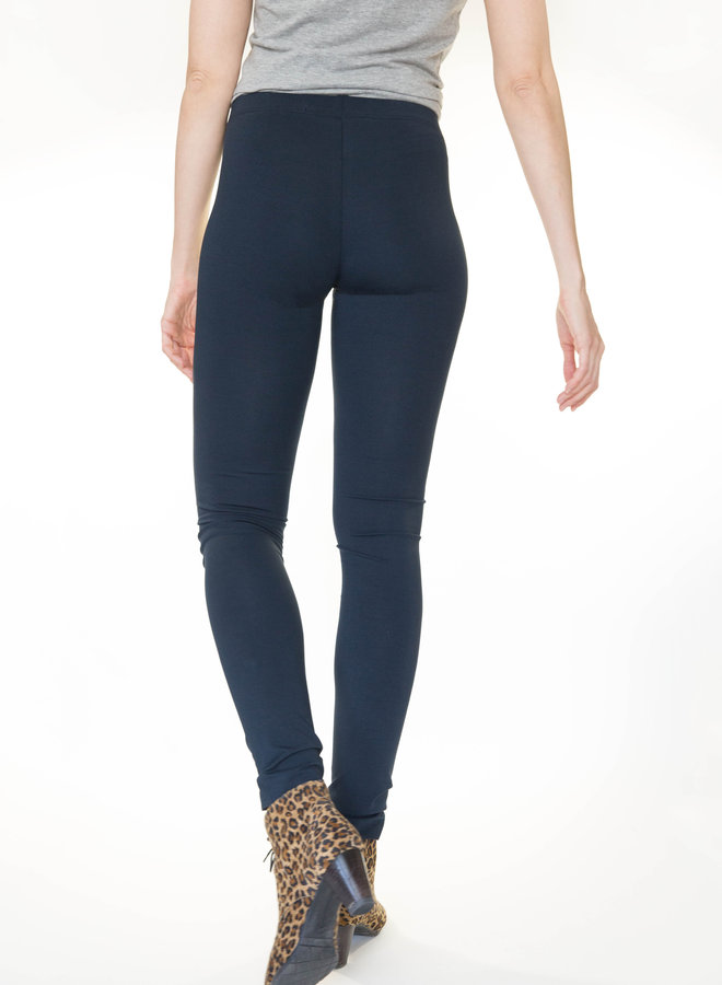 Extra lange legging marineblauw | tall | lengtemaat 32, 34 en 36