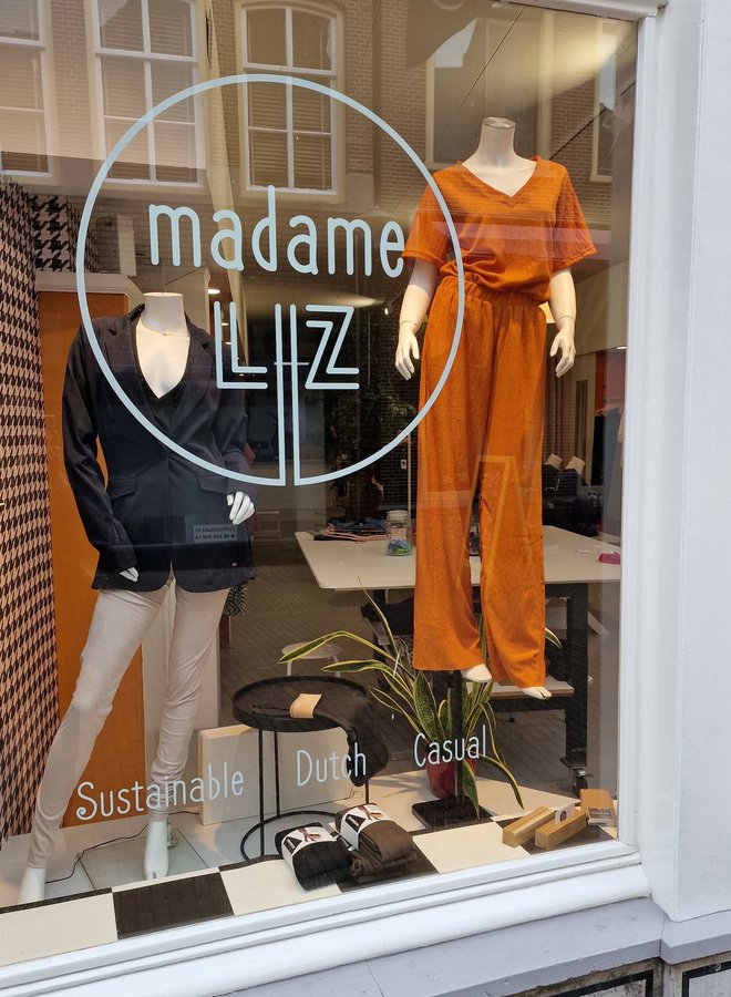 Loose fit broek | oranje