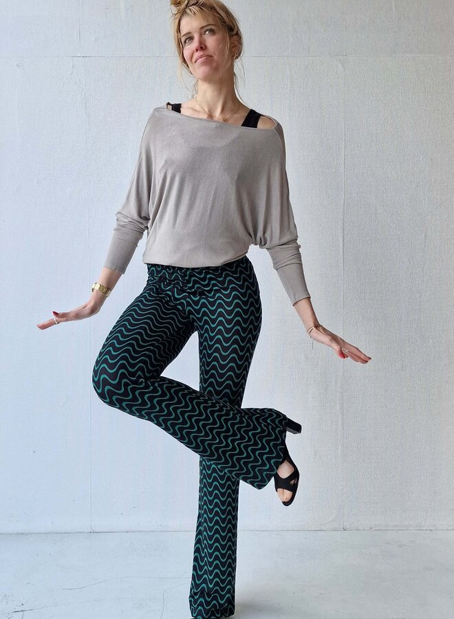 Flared legging in lengte "36