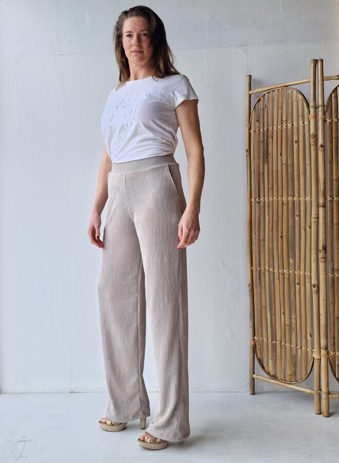 Wide leg - high rise | Tall | taupe