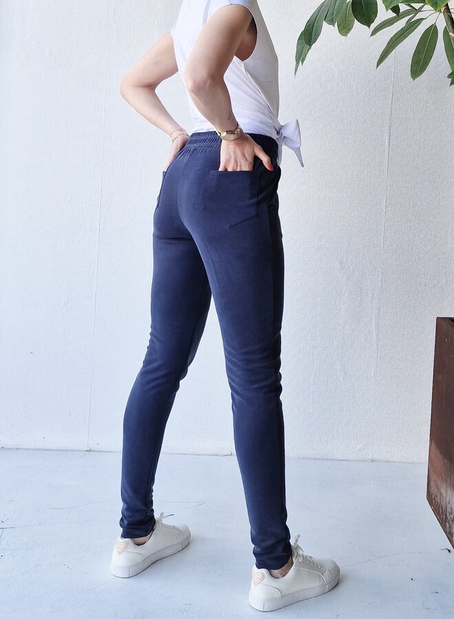 Chino broek | modal blauw