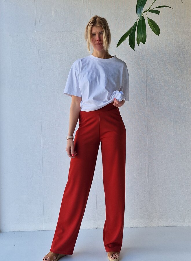 Wide leg | rust | tall