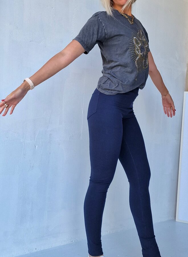 Extra long treggings jeans look blue | tall | length size 32, 34 and 36