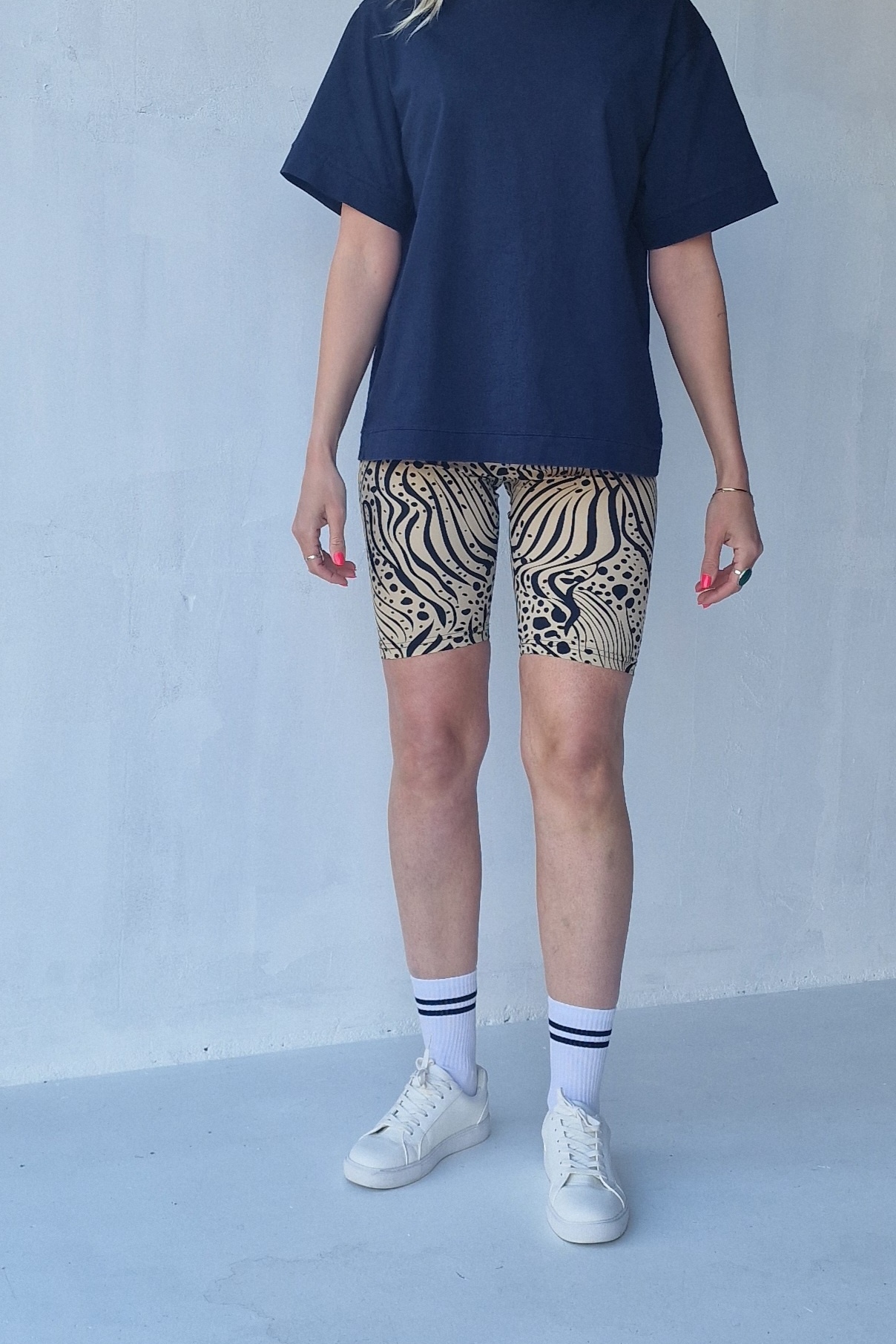 bikershort met oversized shirt