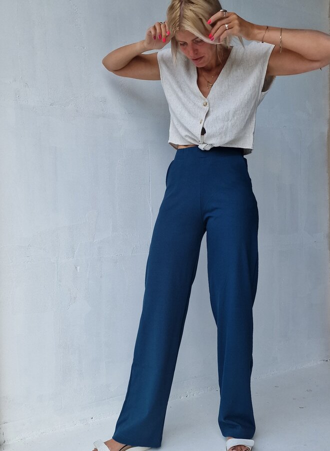 Extra long wide leg | petrol | tall | lengtemaat 32, 34 and 36