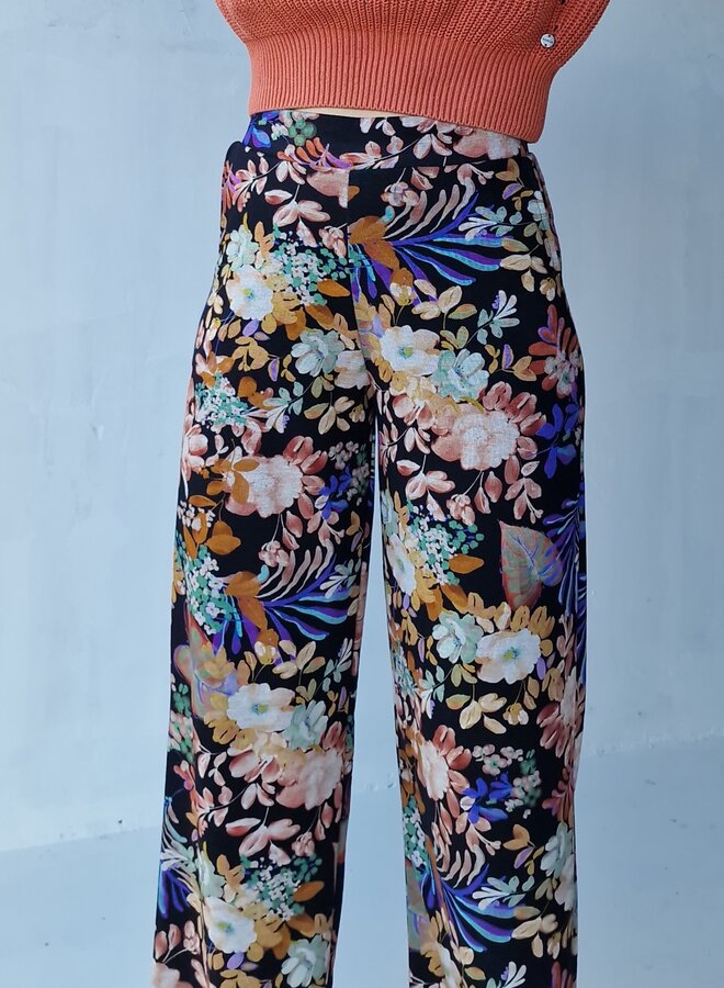 Wide leg in lengte "36 - Madame Liz - print