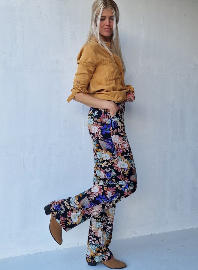 Wide leg in length "36 - Madame Liz - print