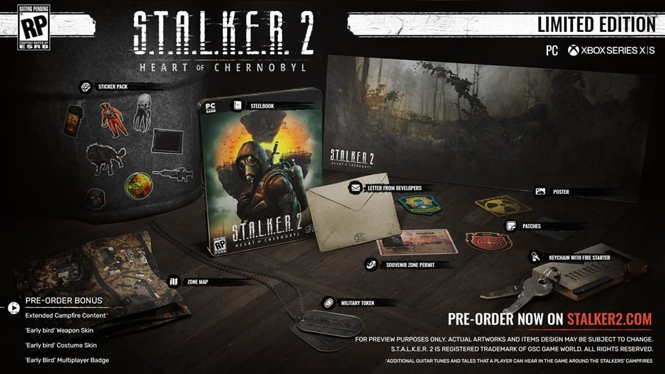 Retail editions of S.T.A.L.K.E.R. 2: Heart of Chernobyl are