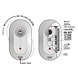 Jablotron JA-185B Drahtloser Glasbruchmelder Jablotron JA-185B Drahtloser Glasbruchmelder