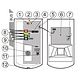 Jablotron JA-120PB BUS kombinierter PIR-Bewegungs- und Glasbruchmelder Jablotron JA-120PB BUS kombinierter PIR-Bewegungs- und Glasbruchmelder