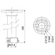 Hikvision DS-1662ZJ Deckenmontagerohr 50cm Hikvision DS-1662ZJ Deckenmontagerohr 50cm