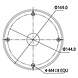 Dahua Deckenhalterung PFA102 Dahua Deckenhalterung PFA102