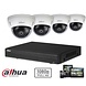 Dahua Full HD-CVI-Kit 4x Dome-2-Megapixel-Kamera-Sicherheitsset Dahua Full HD-CVI-Kit 4x Dome-2-Megapixel-Kamera-Sicherheitsset