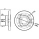 Hikvision DS 1663ZJ HALTER DOME PTZ Deckenhalterung 57mm Hikvision DS 1663ZJ HALTER DOME PTZ Deckenhalterung 57mm