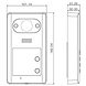Dahua VTO3211D-P2 Video-Intercom-Außenstation mit 2 Tastern, Mifare-Tag-Reader, PoE Dahua VTO3211D-P2 Video-Intercom-Außenstation mit 2 Tastern, Mifare-Tag-Reader, PoE