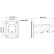 Dahua PFB305W Aluminium Wandhalterung für Mini Dome Dahua PFB305W Aluminium Wandhalterung für Mini Dome