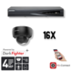 Hikvision Set 16x Dome 4MP + Recorder & Verkabelung Hikvision Set 16x Dome 4MP + Recorder & Verkabelung