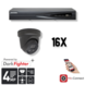 Hikvision Set 16x Turret 4MP + Rekorder & Verkabelung Hikvision Set 16x Turret 4MP + Rekorder & Verkabelung