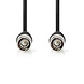 BNC-Videokabel BNC-Stecker - BNC-Stecker 1,0 m Schwarz BNC-Videokabel BNC-Stecker - BNC-Stecker 1,0 m Schwarz