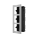 Hikvision DS-KD-ACF3/S Einbaurahmen 3 Module Edelstahl Hikvision DS-KD-ACF3/S Einbaurahmen 3 Module Edelstahl