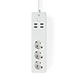 Nedis Wi-Fi Smart Socket | 3x Schuko Typ F | 4x USB | 16 A Nedis Wi-Fi Smart Socket | 3x Schuko Typ F | 4x USB | 16 A