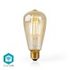 Nedis Wi-Fi Smart LED Glühlampe | E27 | ST64 5 W | 500 lm Nedis Wi-Fi Smart LED Glühlampe | E27 | ST64 5 W | 500 lm