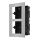 Hikvision DS-KD-ACF2/S Einbaurahmen 2 Module Edelstahl Hikvision DS-KD-ACF2/S Einbaurahmen 2 Module Edelstahl