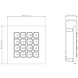 Dahua Tastaturmodul VTO4202F-MK Dahua Tastaturmodul VTO4202F-MK