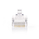 Nedis RJ45 Stecker CAT6 FTP Pass Through Massiv 10 Stk Nedis RJ45 Stecker CAT6 FTP Pass Through Massiv 10 Stk