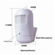 AlarmsysteemExpert.nl IP-Kamera mit Bewegungsmelder (PIR), Full HD, Onvif, PoE, Mikrofon, 940 nm IR AlarmsysteemExpert.nl IP-Kamera mit Bewegungsmelder (PIR), Full HD, Onvif, PoE, Mikrofon, 940 nm IR
