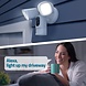 Eufy Flutlichtkamera 2K, IP-Sicherheitskamera, Outdoor, verkabelt, Amazon Alexa & Google Assistant, 2500 lm, 5000 K Eufy Flutlichtkamera 2K, IP-Sicherheitskamera, Outdoor, verkabelt, Amazon Alexa & Google Assistant, 2500 lm, 5000 K