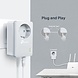 TP-Link Powerline Adapter 1000 Mbps Set mit Steckdose TP-Link Powerline Adapter 1000 Mbps Set mit Steckdose