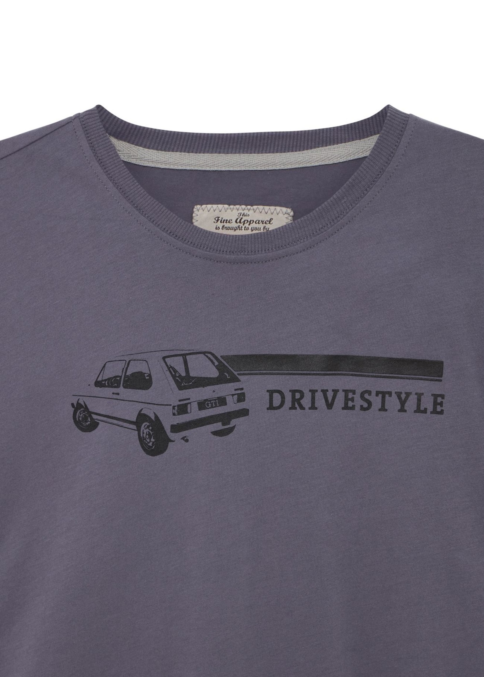 Van One GTi Drivestyle Men T-Shirt Slate Grey Black