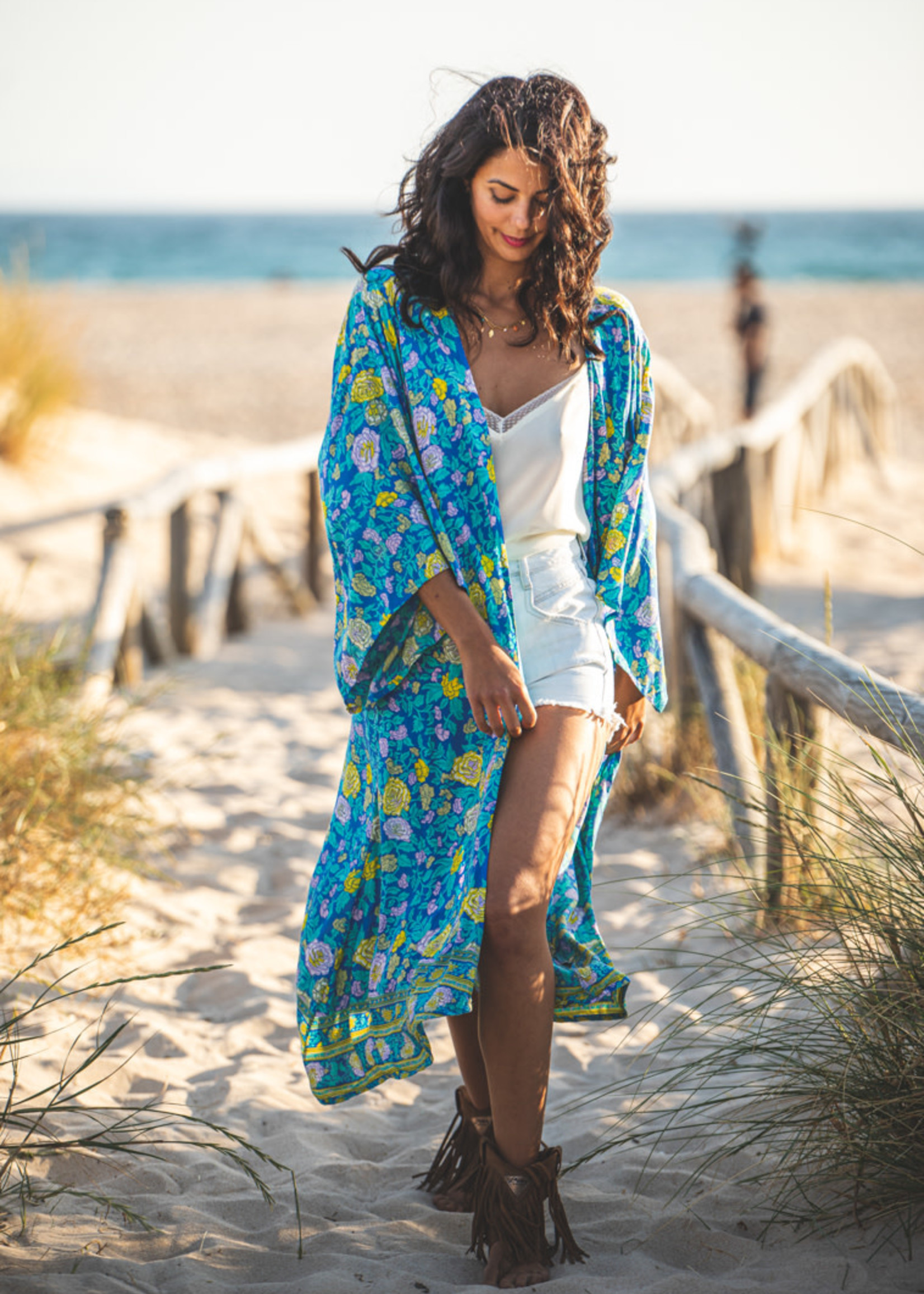 Tarifa Soul Kimono Greta Light Blue