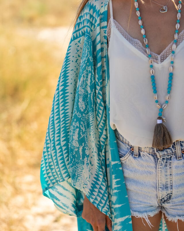 Tarifa Soul Kimono Zoe Turquoise