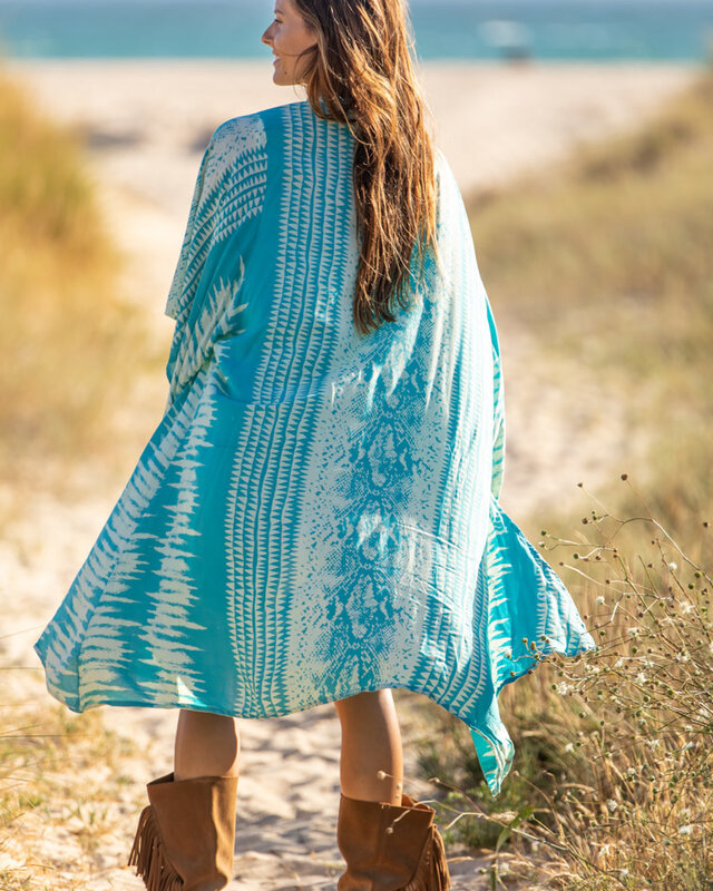 Tarifa Soul Kimono Zoe Turquoise