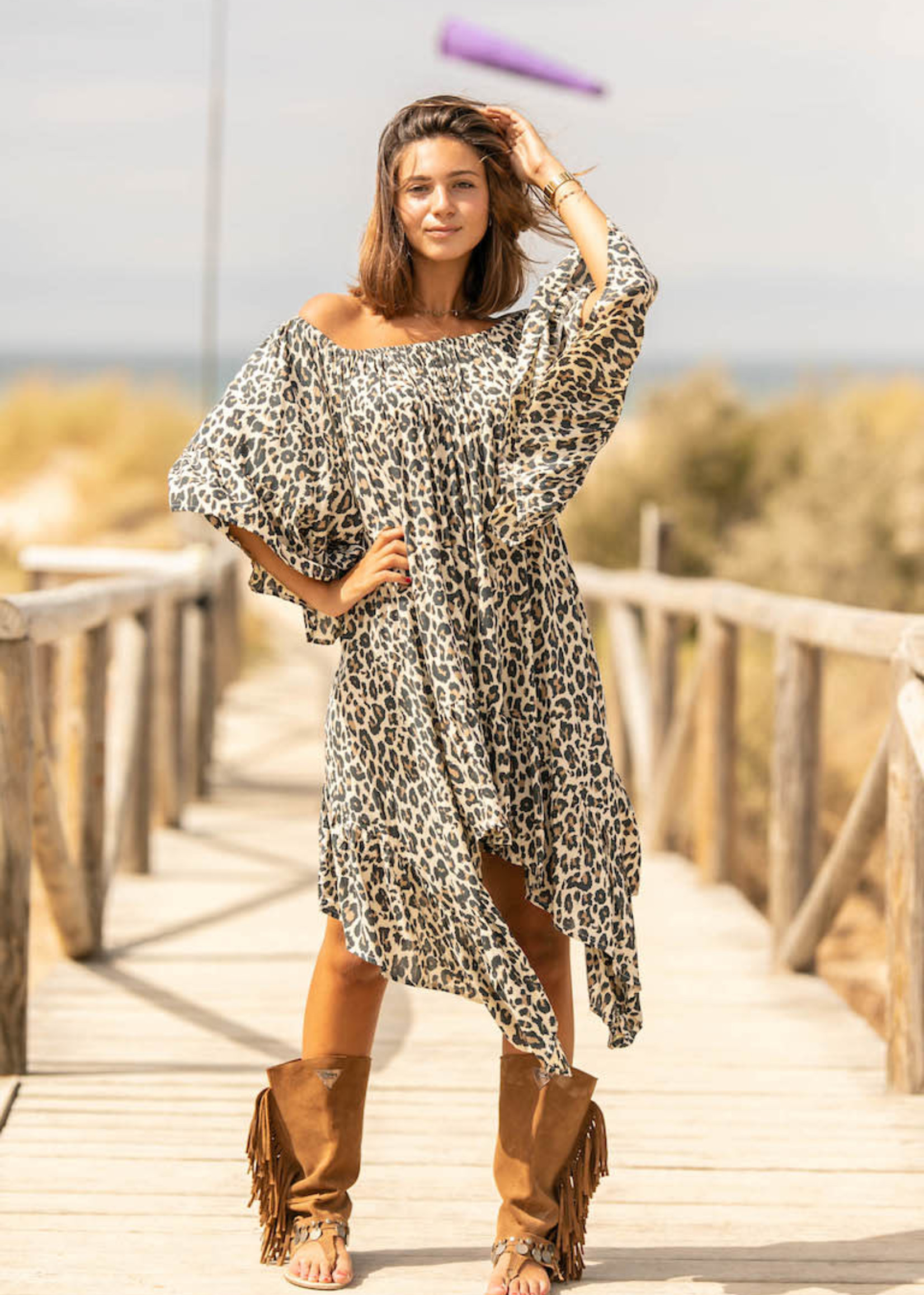 Tarifa Soul Dress Enid Leopard