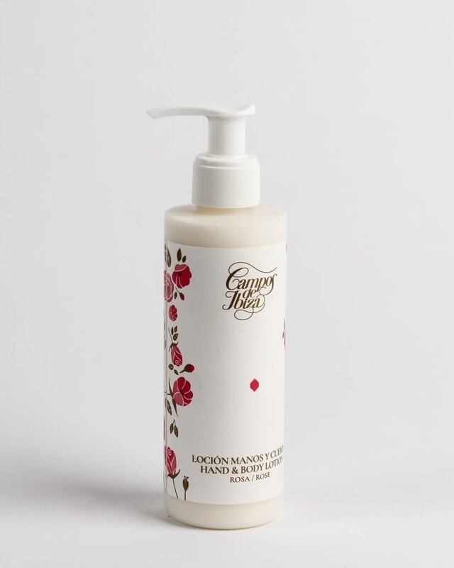 Campos de Ibiza Hand & Bodymilk Aqua de Rosas 200ml