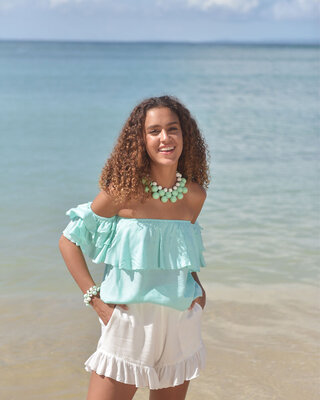 Hot Lava Top Valerie Azure